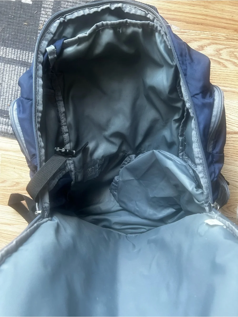 Under Armour Navy Blue and Gray Men's Backpack with Houndstooth Accents
